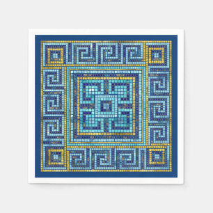 Mosaic Tile Greek Meander Key Servet