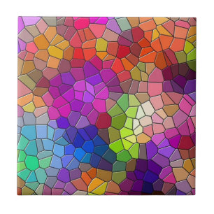 Mosaic Tile Rainbow Tegeltje