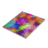 Mosaic Tile Rainbow Tegeltje (Zijkant)
