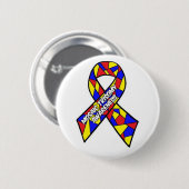 Mosaic Trisomy Awareness Button (Voorkant /achterkant)