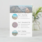 Mosaic Zeekrant Reisplan Kaart (Staand voorkant)