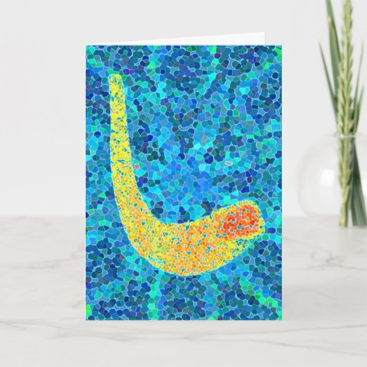 Mosaïek Shofar Kaarten (Voorkant)