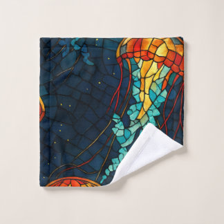 Mosaik-Quallen Bad Handdoek