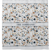 Mosaïque beige Famille Douche rideau (Devant)