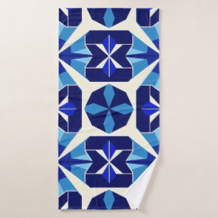 Mosaïque bleue.