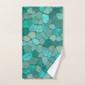 Mosaïque Cyane Aquamarine (Serviette à main)