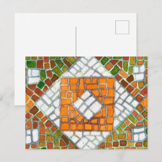 MOSAÏQUE D'AUTOMNE Carte postale (Devant / Derrière)