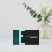 Mosaïque de carte de visite d'alphabet de lettre (Debout devant)