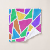 Mosaïque de couleurs vives arc-en-ciel (Gant de toilette)