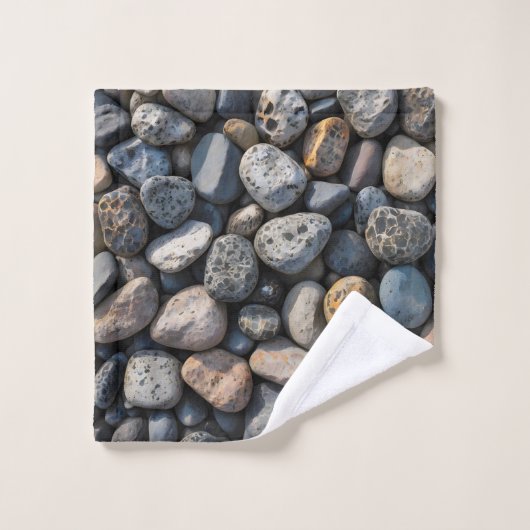 Mosaïque de galets (Gant de toilette)