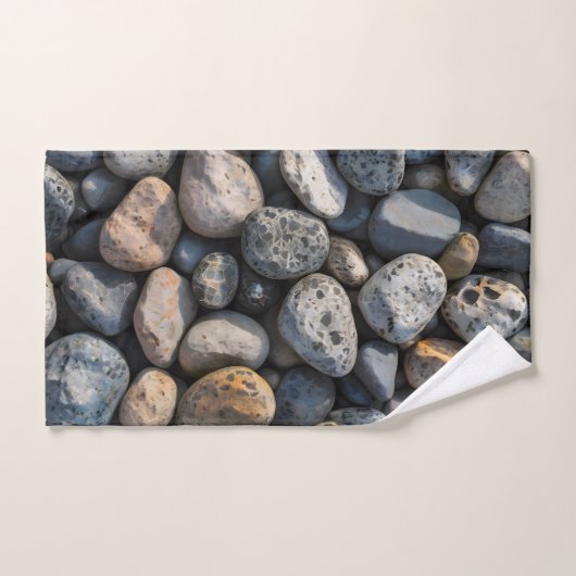 Mosaïque de galets (Serviette à main)