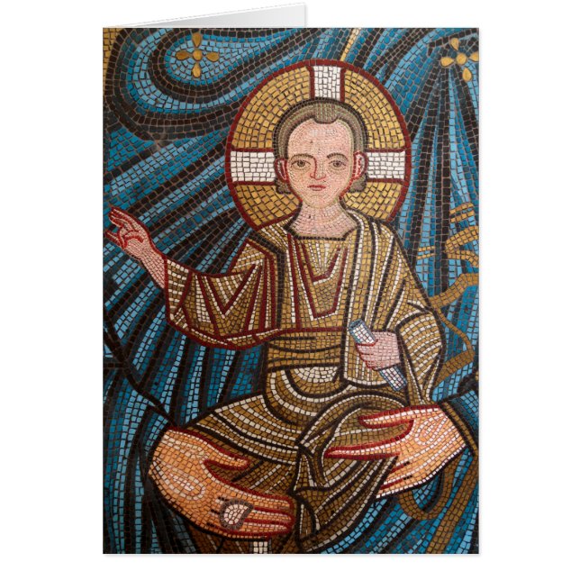 Mosaïque de Jésus bébé (Devant)