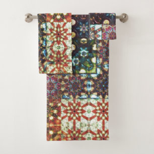 mosaïque de kaléidoscope opaque de couleur vintage