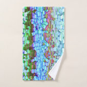 Mosaïque de la mer et du ciel (Serviette à main)