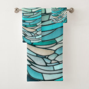 Mosaïque de la vague océanique