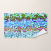 Mosaïque de mer et de ciel (Serviette à main)