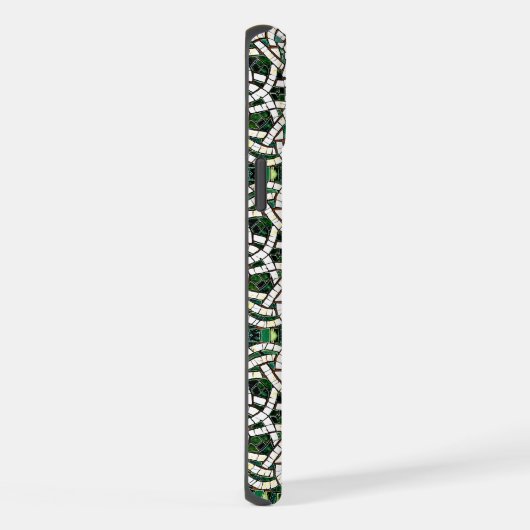 Mosaïque de pierre céleste verte et blanche (Côté droit)