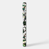 Mosaïque de pierre céleste verte et blanche (Côté gauche)