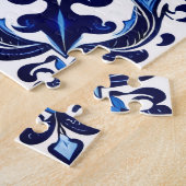 mosaïque de rose royale puzzle (Côté)