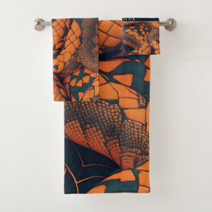 Mosaïque de serpent esculapien Motif coloré