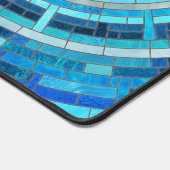 Mosaïque de spirale bleue (Coin)