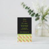 Mosaïque de verre Carte de visite (Debout devant)