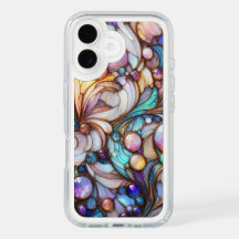 Mosaïque de verre irisé faux violet classe