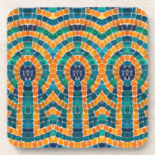 MOSAÏQUE D'ICÔNES DORÉES Dessous de verre en plast