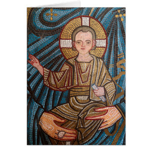 Mosaïque Du Bébé Jésus