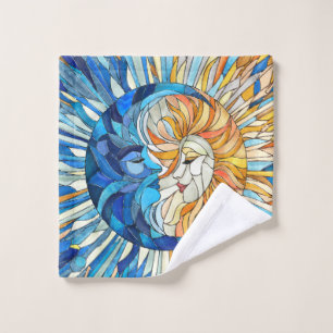 Mosaïque du soleil et de la lune