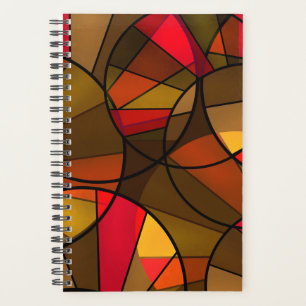 mosaïque en verre moderne Abstrait motif brun coco