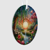 Mosaïque en verre tendu du parc enchanté (devant)