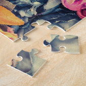 Mosaïque Fleurs d'automne Jigsaw Puzzle (Côté)