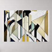 Mosaïque géométrique Art déco (Devant)