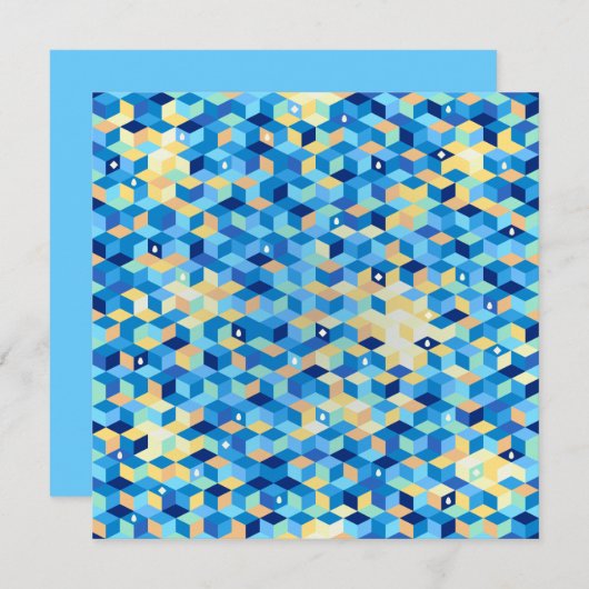 Mosaïque, invitation (Devant / Derrière)