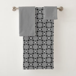Mosaïque noire et blanche