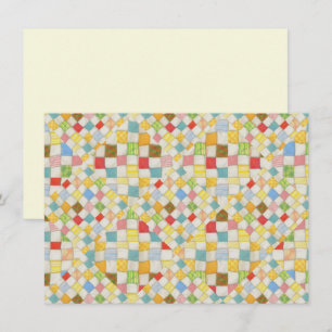 MOSAÏQUE POUR COUVERTURE 4,5 x 6,25 Carte plate / 