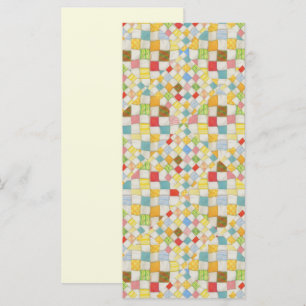 MOSAÏQUE POUR COUVERTURE 4x9 Carte plate / Crème /