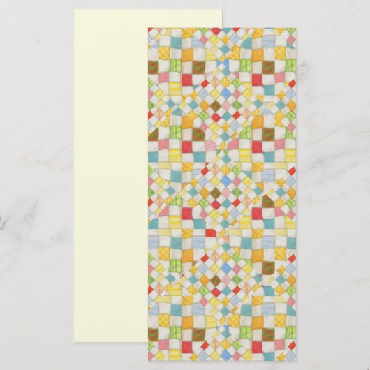 MOSAÏQUE POUR COUVERTURE 4x9 Carte plate / Crème / (Devant / Derrière)