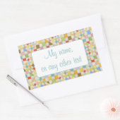 MOSAÏQUE POUR COUVERTURE Rectangle Autocollants Ma (Enveloppe)