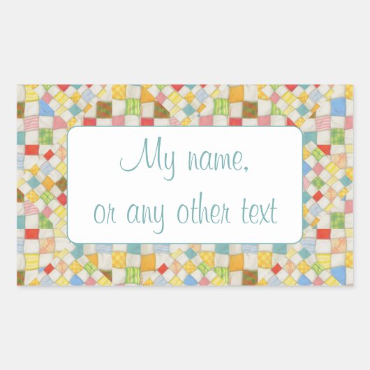 MOSAÏQUE POUR COUVERTURE Rectangle Autocollants Ma (Devant)