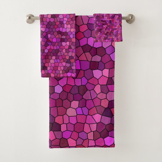 Mosaïque Rose Violet  (En situation)