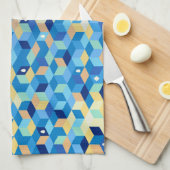 Mosaïque, serviette (Quart Plié)