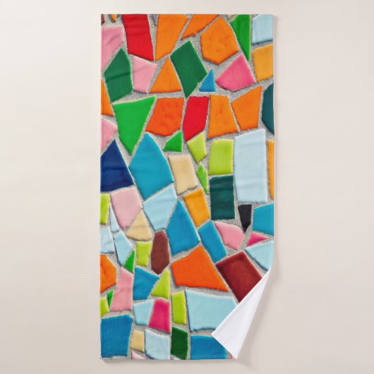 Mosaïque tuiles texture modèle (Serviette de bain)