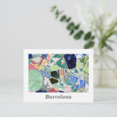 Mosaïques Park Guell Carte postale (Debout devant)