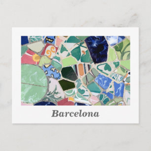 Mosaïques Park Guell Carte postale