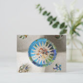 Mosaïques Park Guell Carte postale (Debout devant)