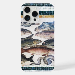 MOSAÏQUES ROMAINES ANTIQUES, POISSONS, SCÈNE DE VI