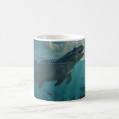 Mosasaur (Dinosaur Art) Mug (Centre)