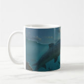 Mosasaur (Dinosaur Art) Mug (Gauche)